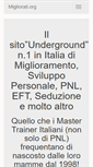 Mobile Screenshot of migliorati.org