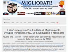 Tablet Screenshot of migliorati.org